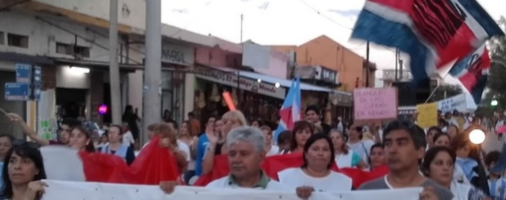 Represión a docentes en Santiago del Estero