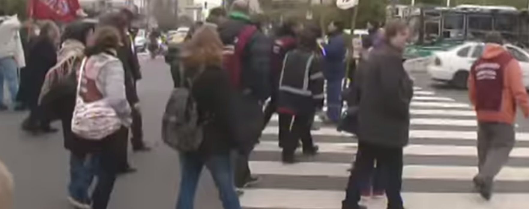 Marcha y cortes de calles