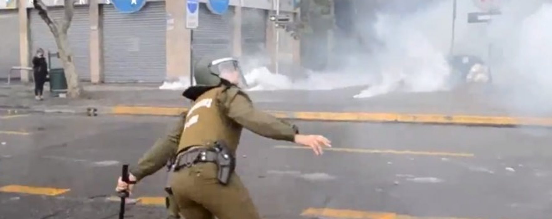 Chile: Policía vs. Estudiantes. Como es costumbre.