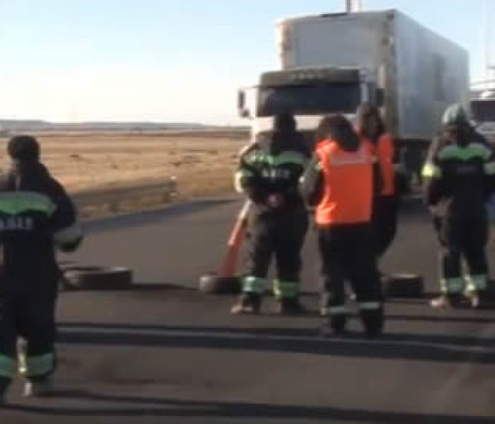 Viales: Protesta en la ruta