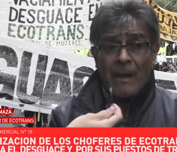 Protesta y paro en ECOTRANS