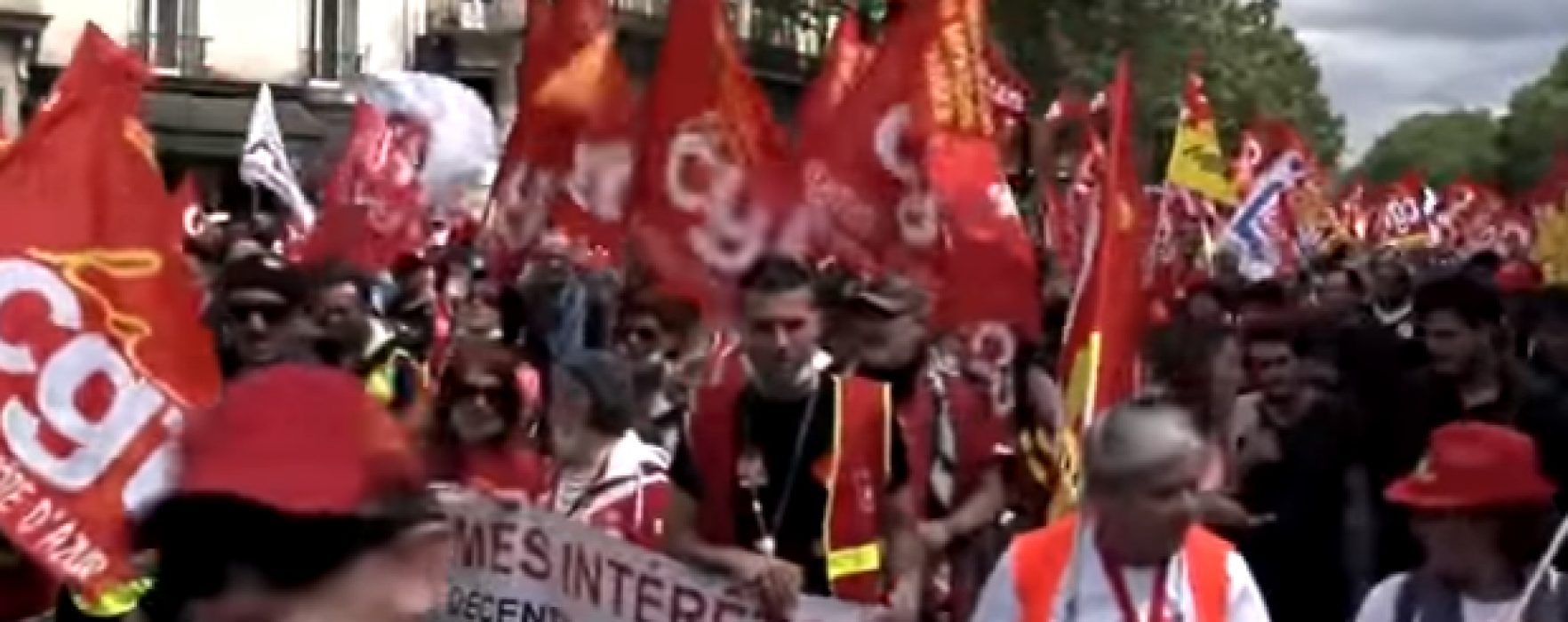 Multitudinaria protesta en Francia