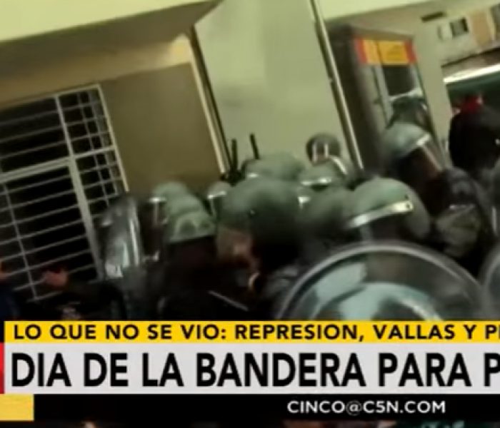 Represión en Rosario