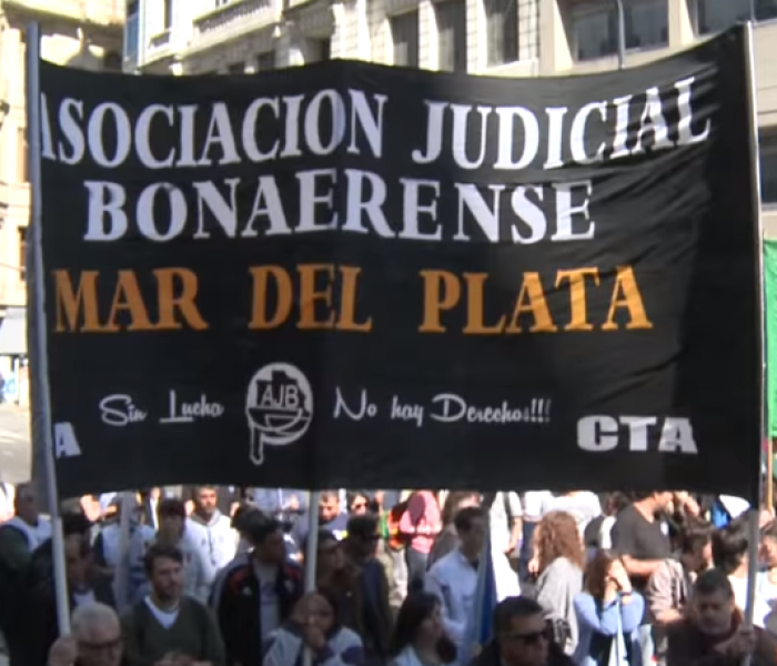 Paro de Judiciales y Médicos Bonaerenses